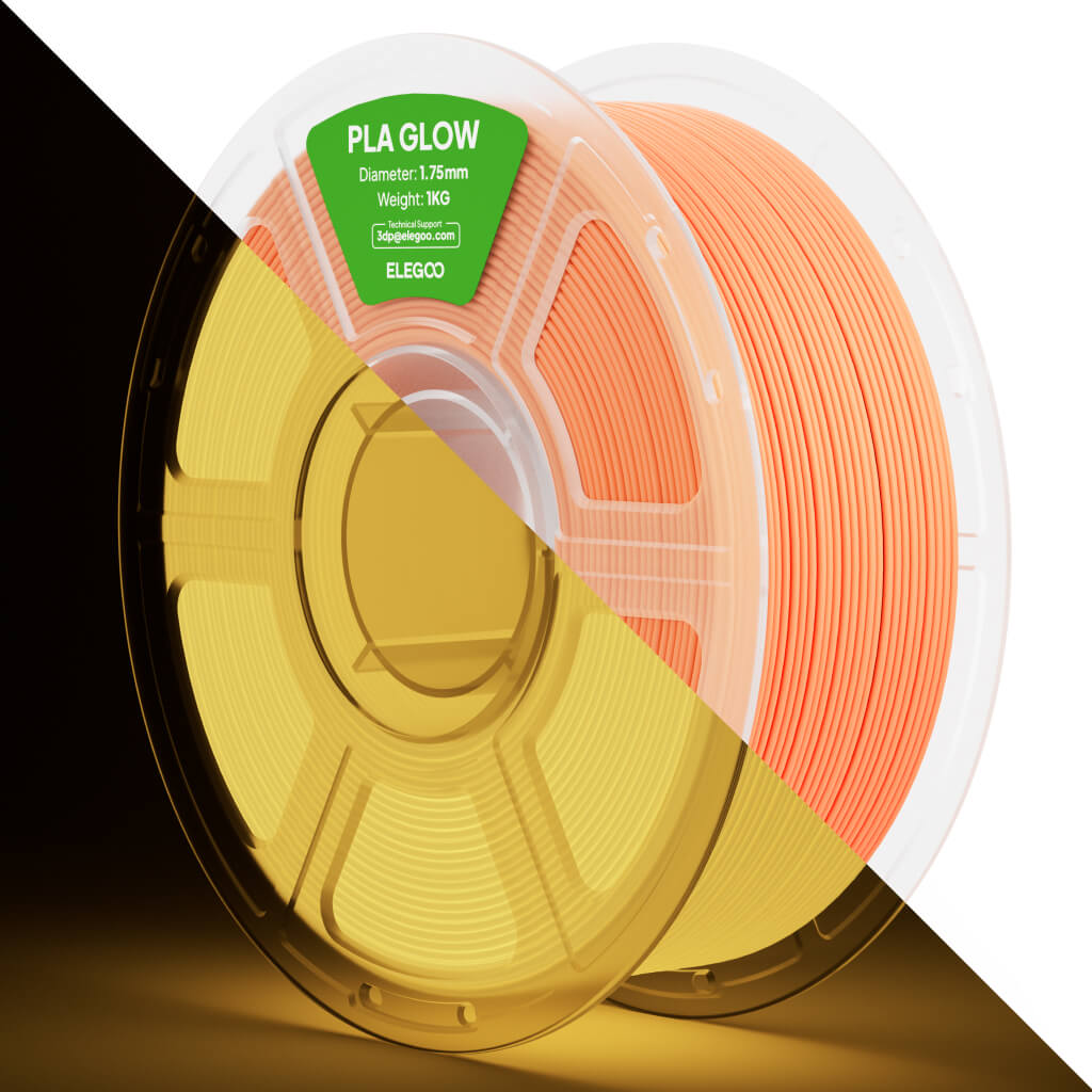 elegoo-pla-glow-filament-1-75-mm-1-kg-glow-in-the-dark image 4