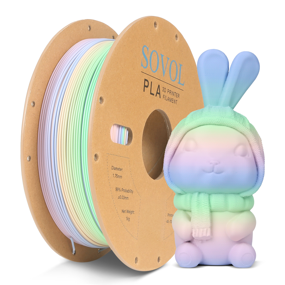 sovol-chameleon-pla-3d-filament-1-kg-dreifarbig-gradient image 1