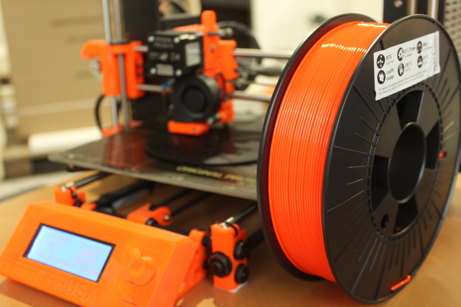 das-filament-petg-filament-50g-sample-2-85-mm-leuchtorange image 2