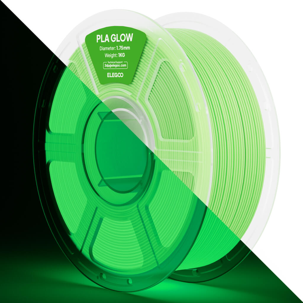 elegoo-pla-glow-filament-1-75-mm-1-kg-glow-in-the-dark image 2