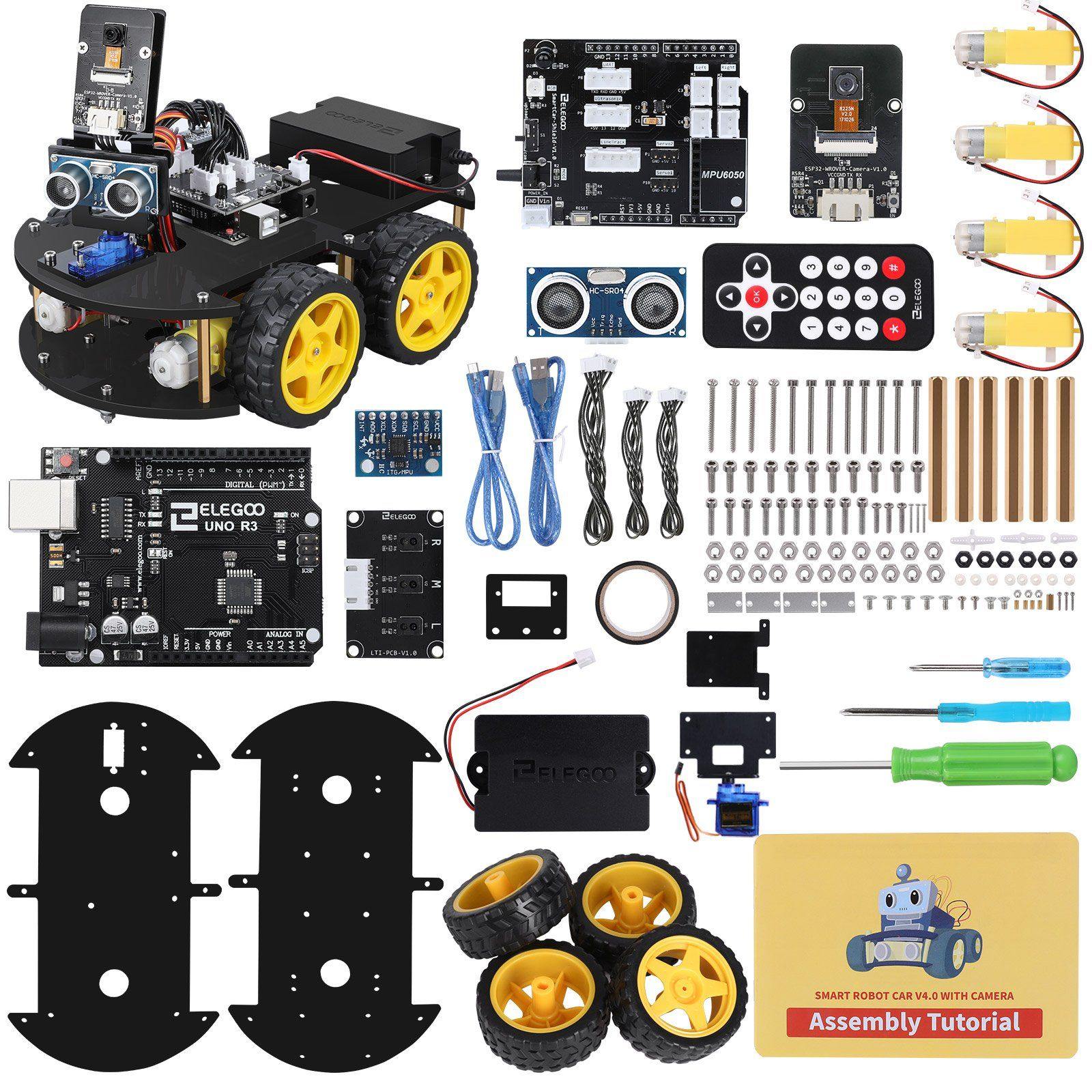 elegoo-smart-robot-car-kit-v4-0-mit-kamera-arduino-lernset image 2
