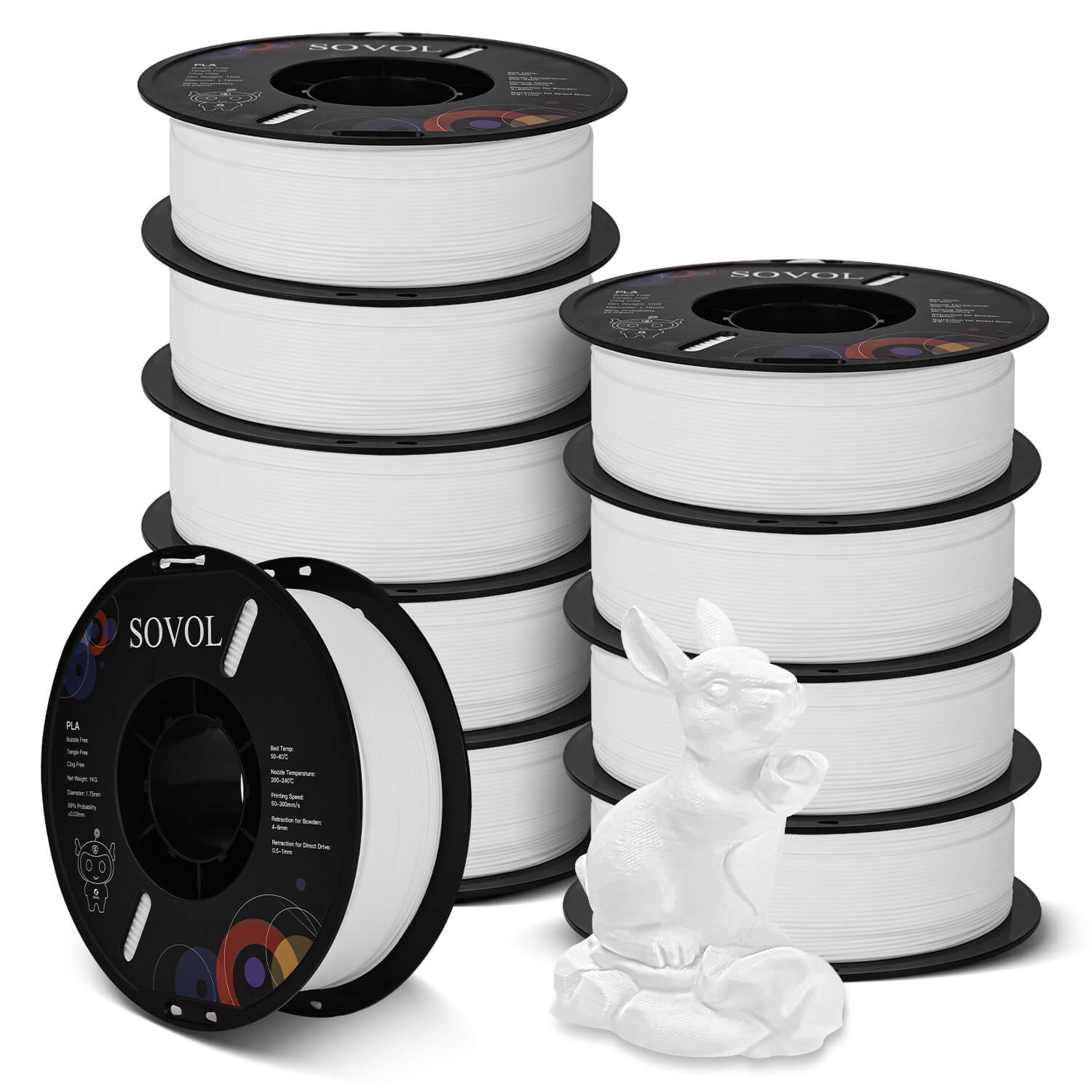 sovol-pla-3d-drucker-filament-10-kg-schwarz-wei image 2