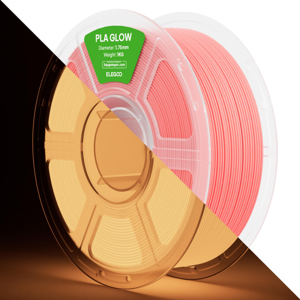 elegoo-pla-glow-filament-1-75-mm-1-kg-glow-in-the-dark image 5