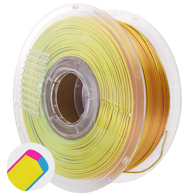 azurefilm-pla-silk-tri-color-filament-sunrise-pop image 1