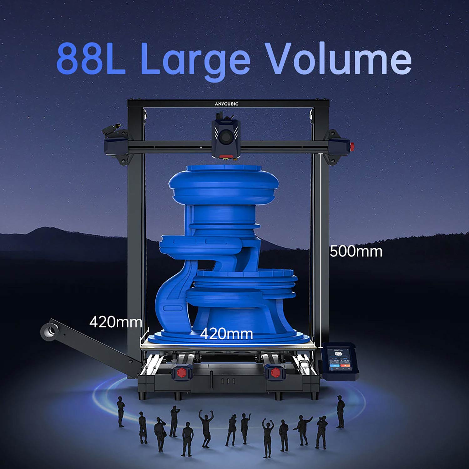 anycubic-kobra-2-max-gro-format-fdm-3d-drucker-high-speed image 2