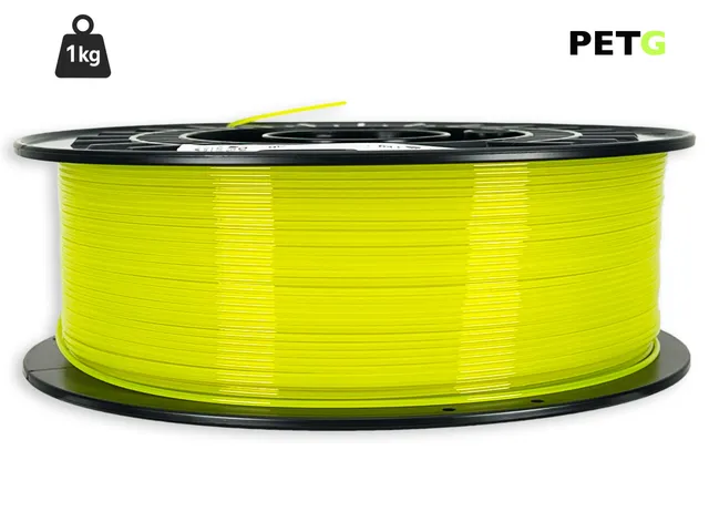 das-filament-petg-filament-1-75-mm-transluzent-neongelb-1-kg image 1