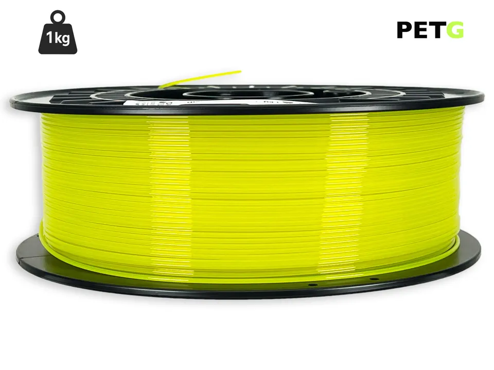 das-filament-petg-filament-1-75-mm-transluzent-neongelb-1-kg image 1