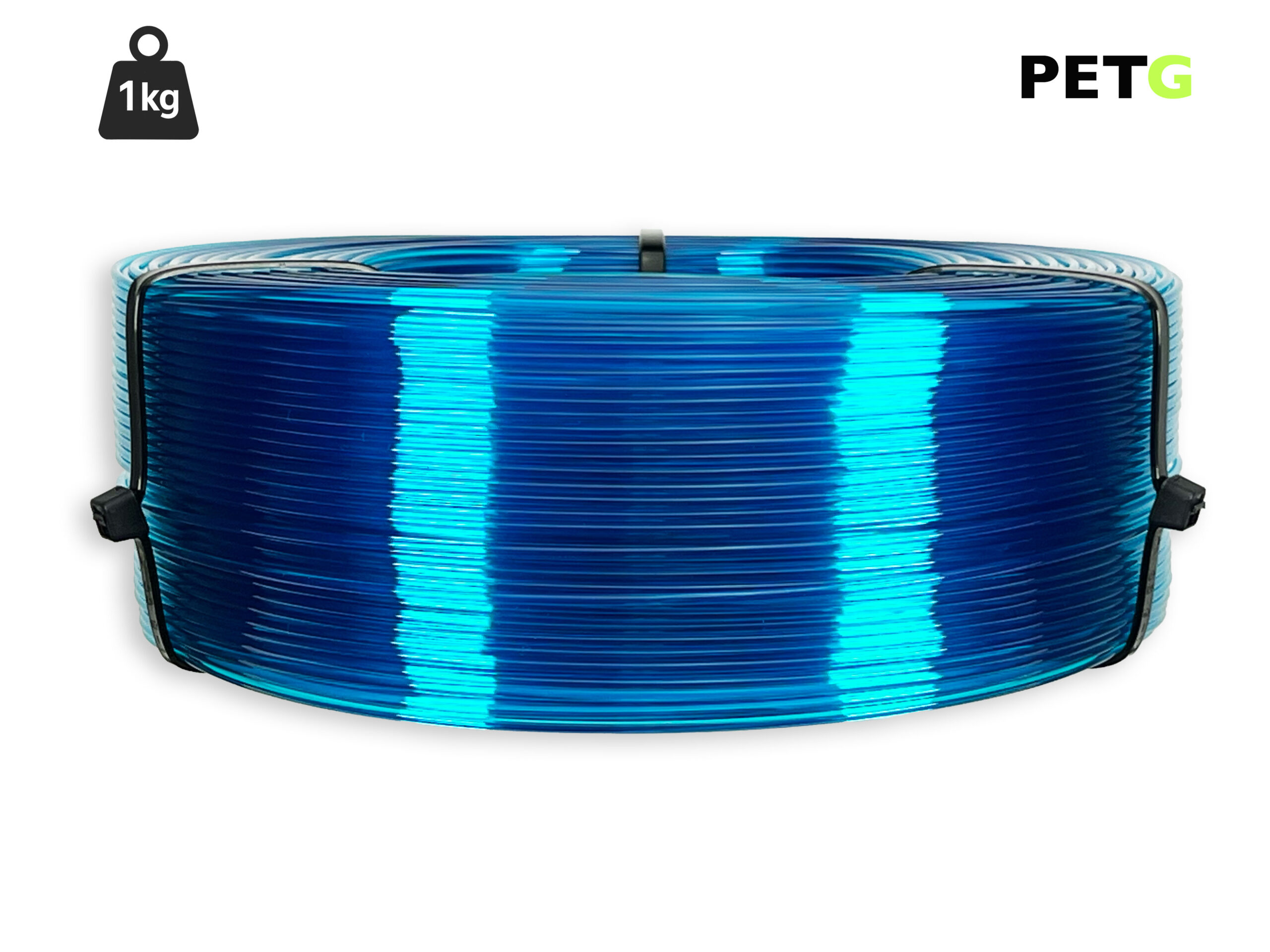 das-filament-petg-filament-1-75-mm-transparent-blau-1-kg-refill image 1