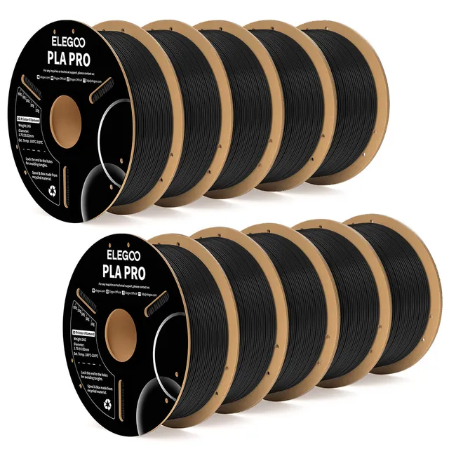 elegoo-pla-pro-filament-1-75-mm-schwarz-10-kg image 1
