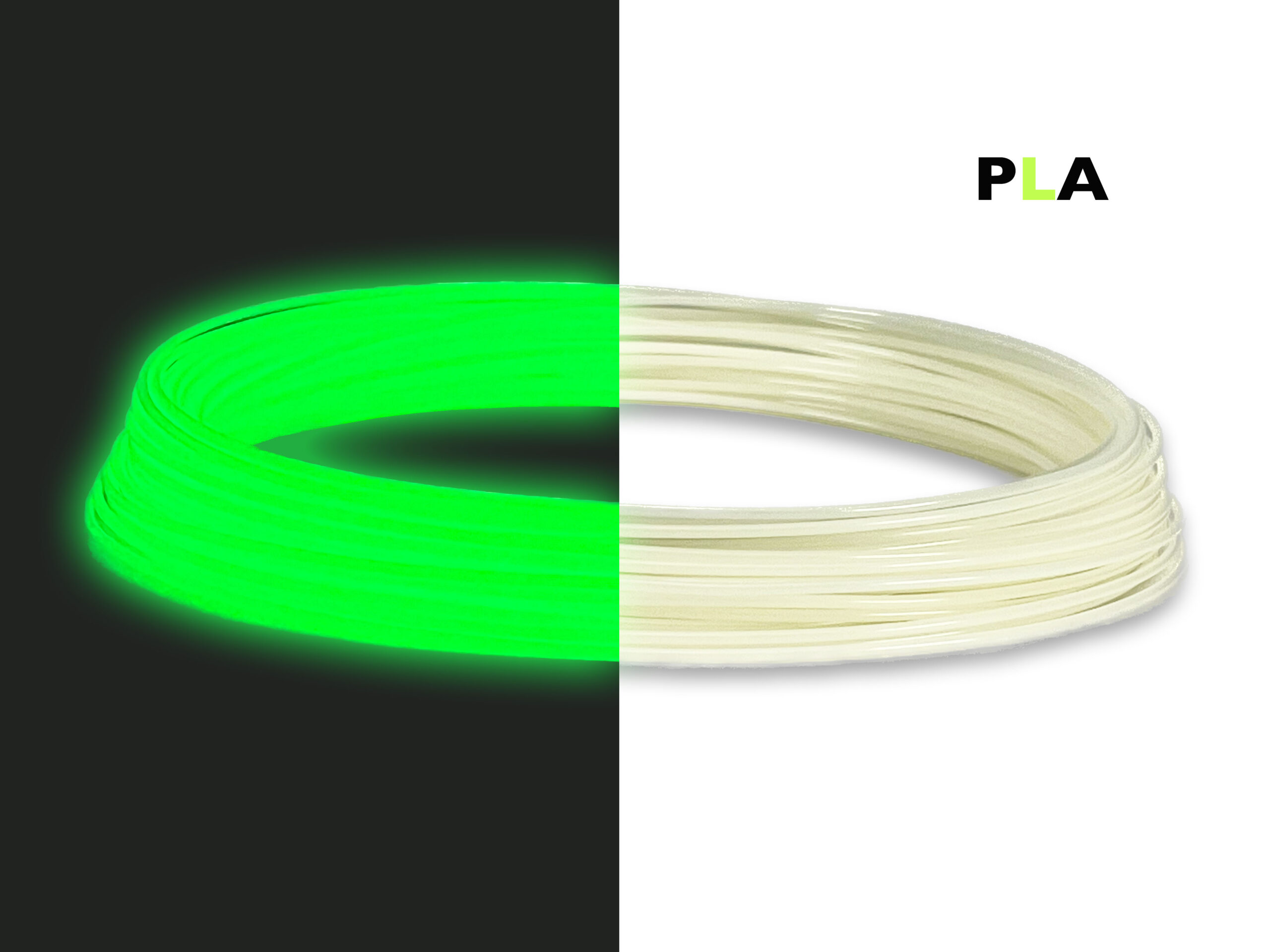 das-filament-pla-filament-1-75-mm-glow-gr-n-v2-50-g-sample image 1