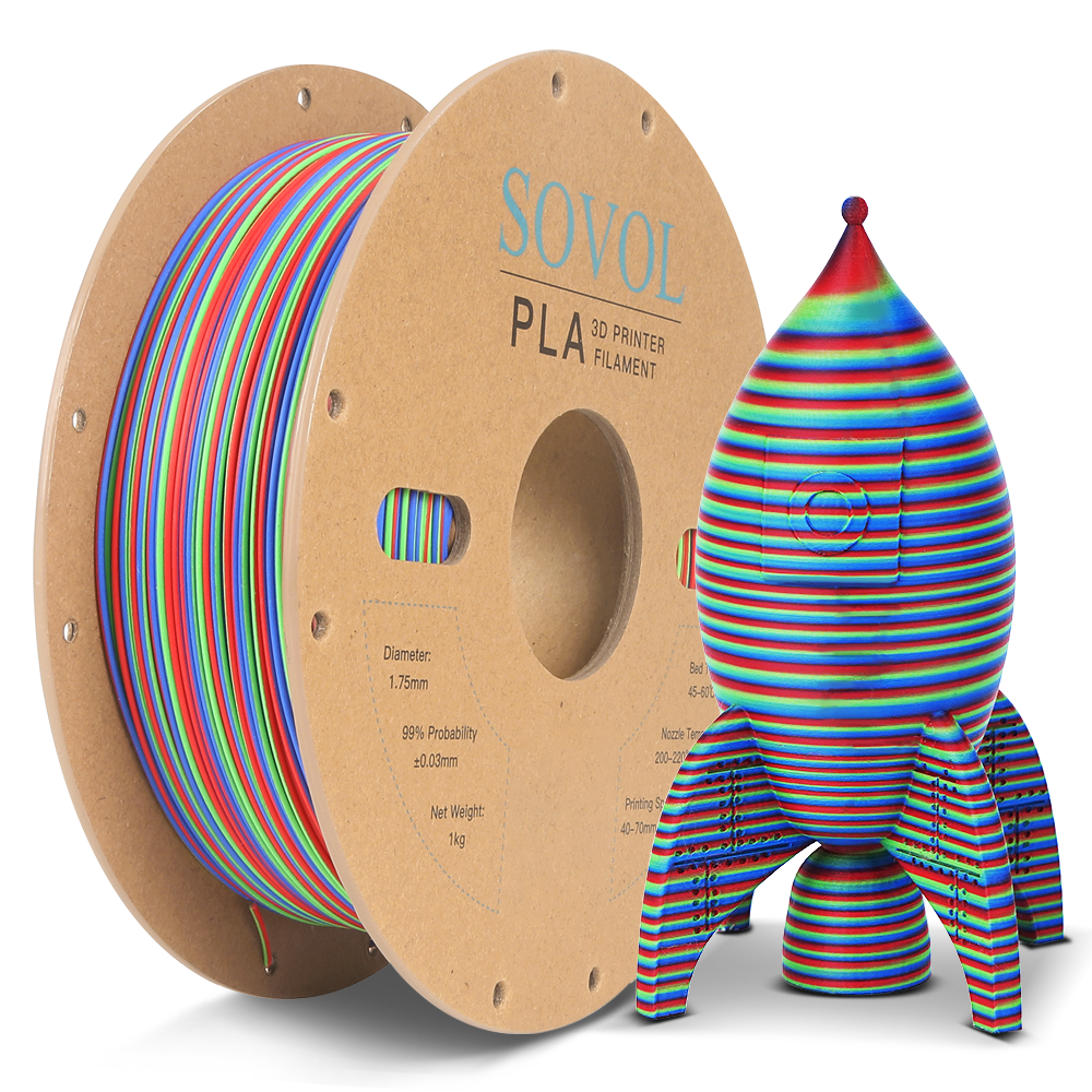 sovol-chameleon-pla-3d-filament-1-kg-dreifarbig-gradient image 2