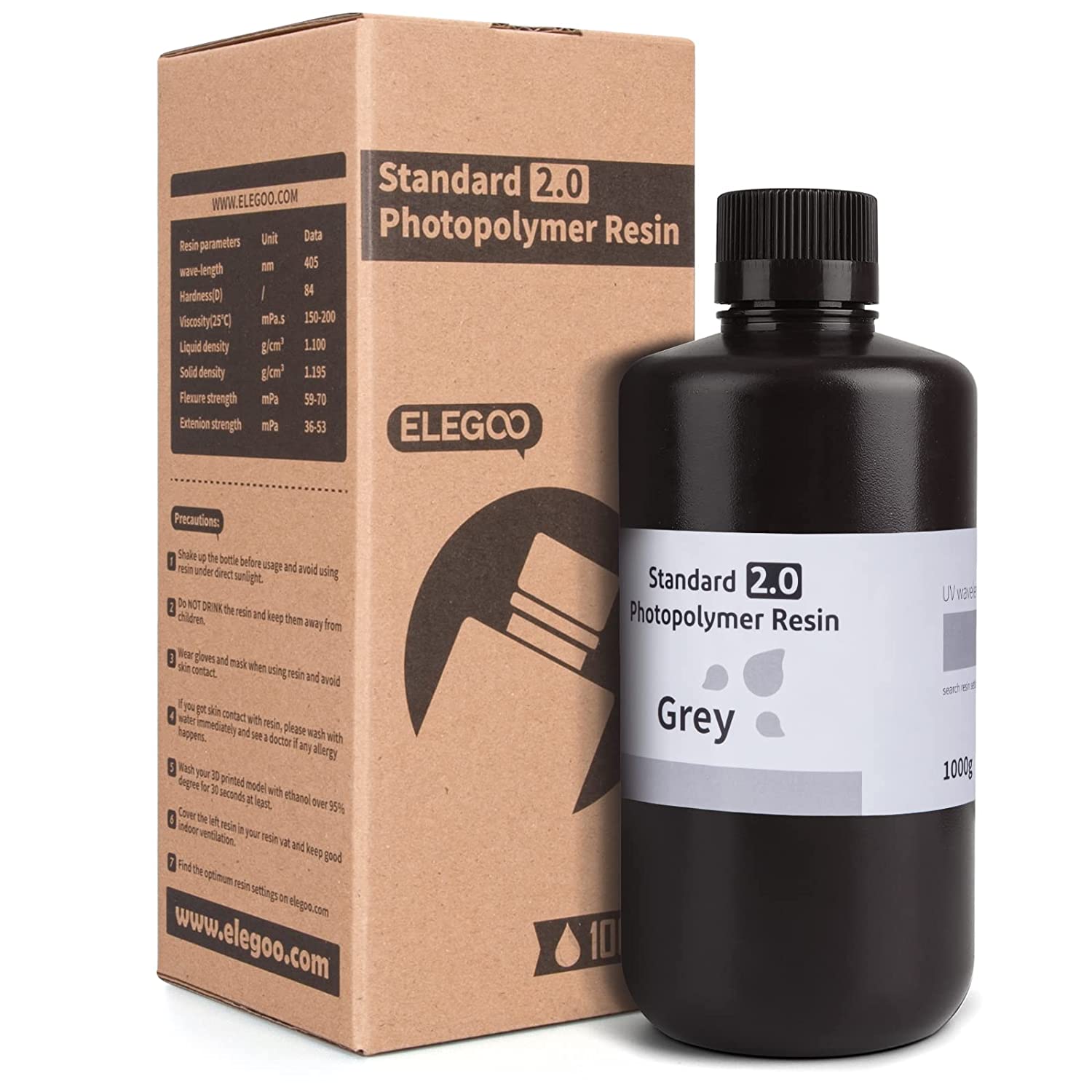 elegoo-standard-harz-v2-0-1000g-f-r-lcd-3d-drucker image 3