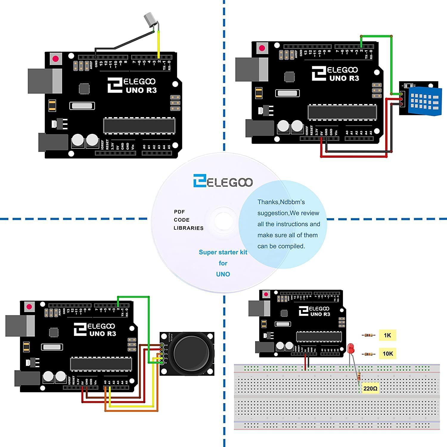 elegoo-uno-r3-super-starter-kit-arduino-lernset image 2