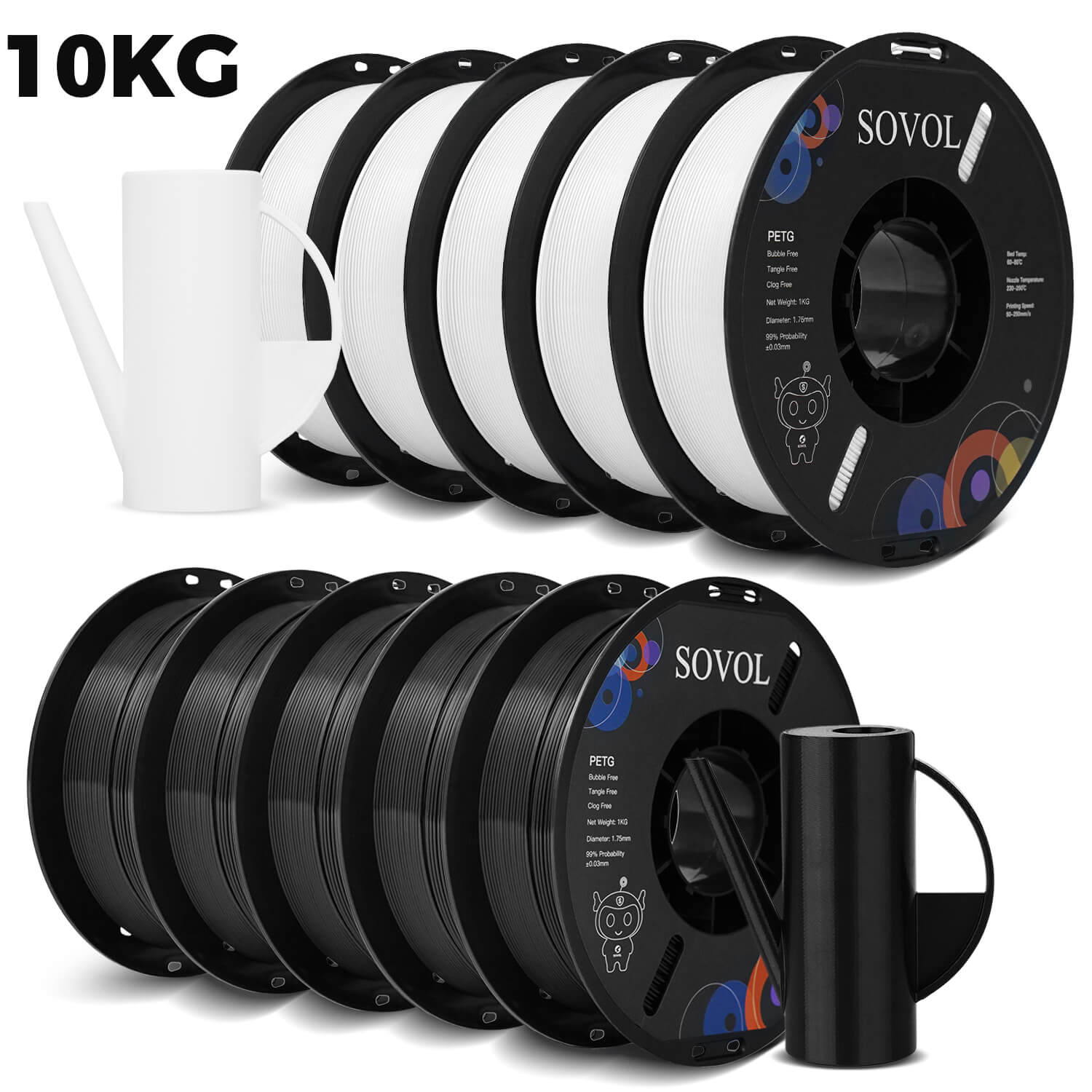 sovol-petg-3d-filament-10-kg-bundle-10x-1-kg image 2