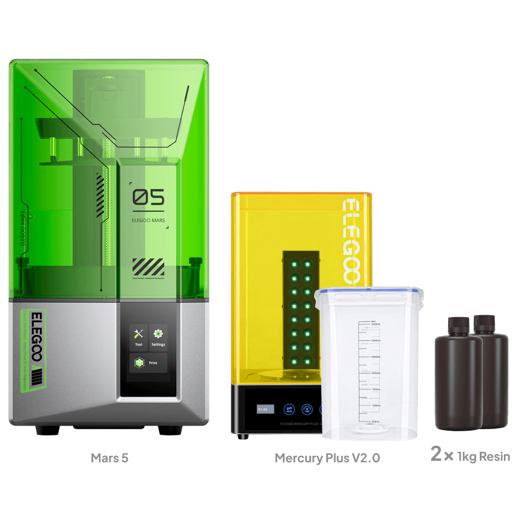 elegoo-mars-5-komplettpaket-resin-drucker-mercury-plus-v2-0-harz image 1