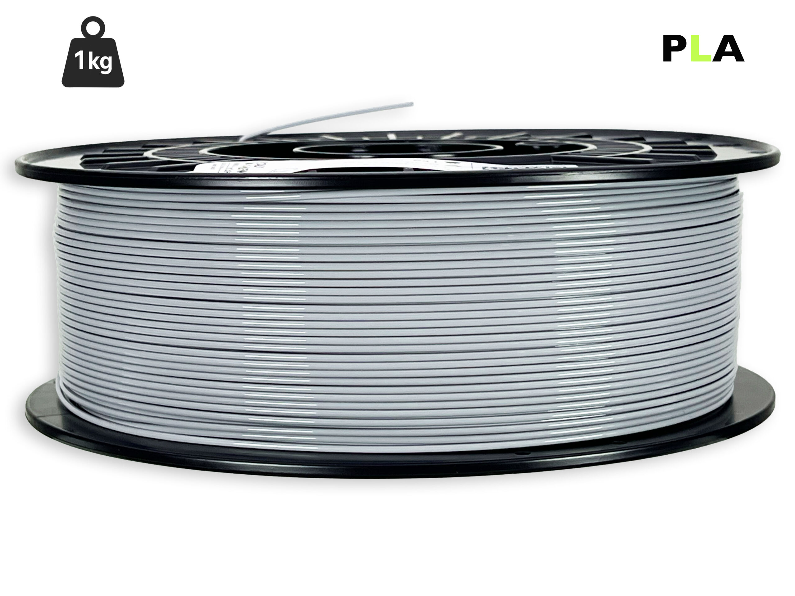 das-filament-pla-filament-1-75-mm-grau-1-kg-spule image 1