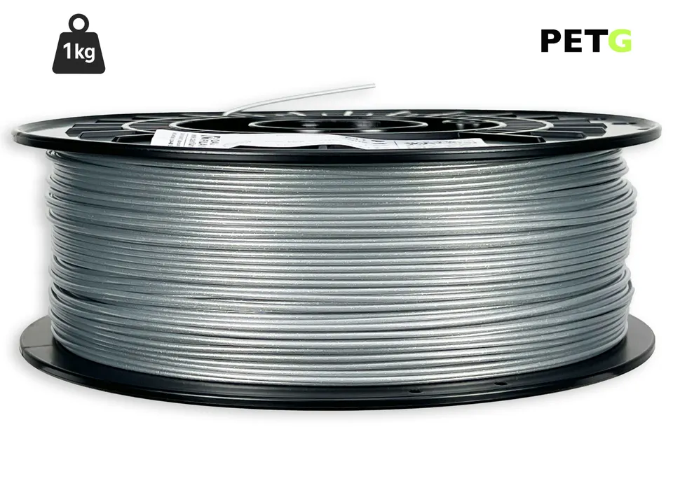 das-filament-petg-filament-1-75-mm-silber-1-kg-spule image 1