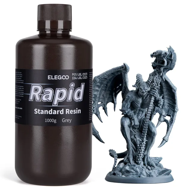 elegoo-rapid-standard-harz-405nm-uv-harz-grau-1kg image 1