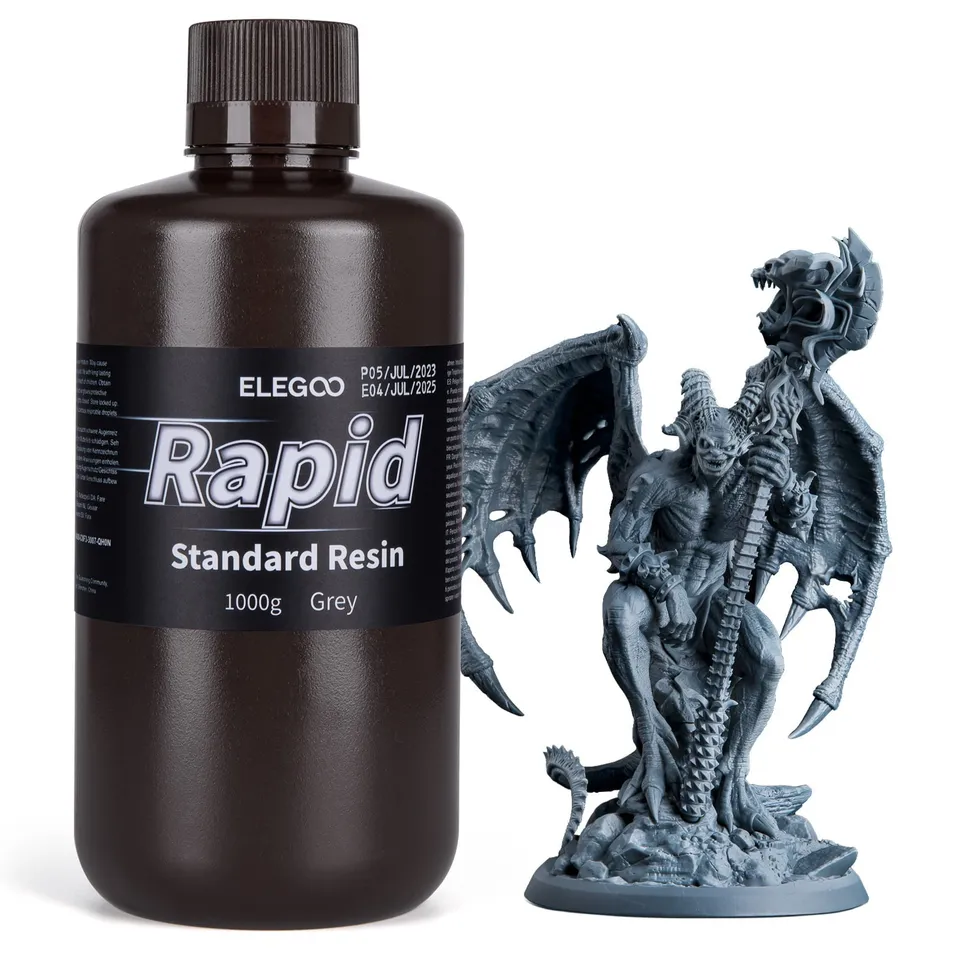 elegoo-rapid-standard-harz-405nm-uv-harz-grau-1kg image 1