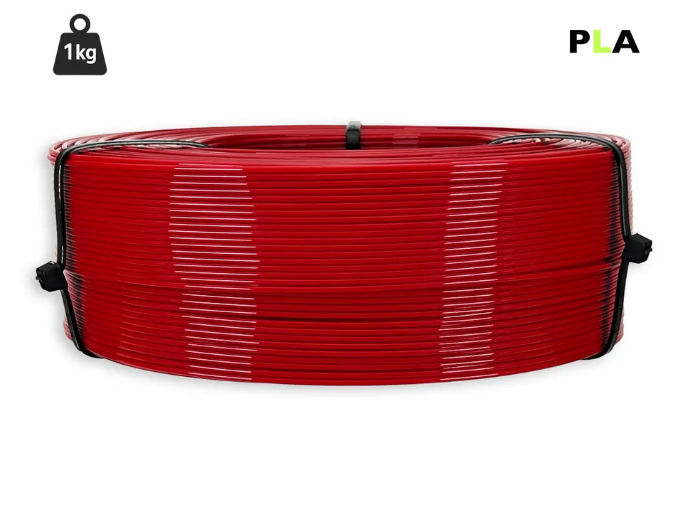 das-filament-pla-filament-1-75-mm-kirschrot-1-kg-refill-ohne-spule image 1