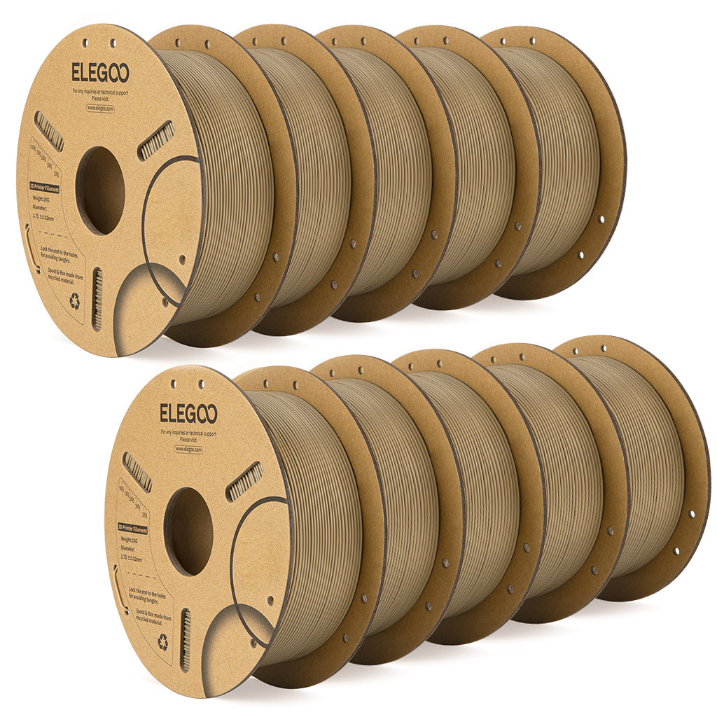 elegoo-pla-holzfilament-10-kg-1-75-mm-holzoptik image 1