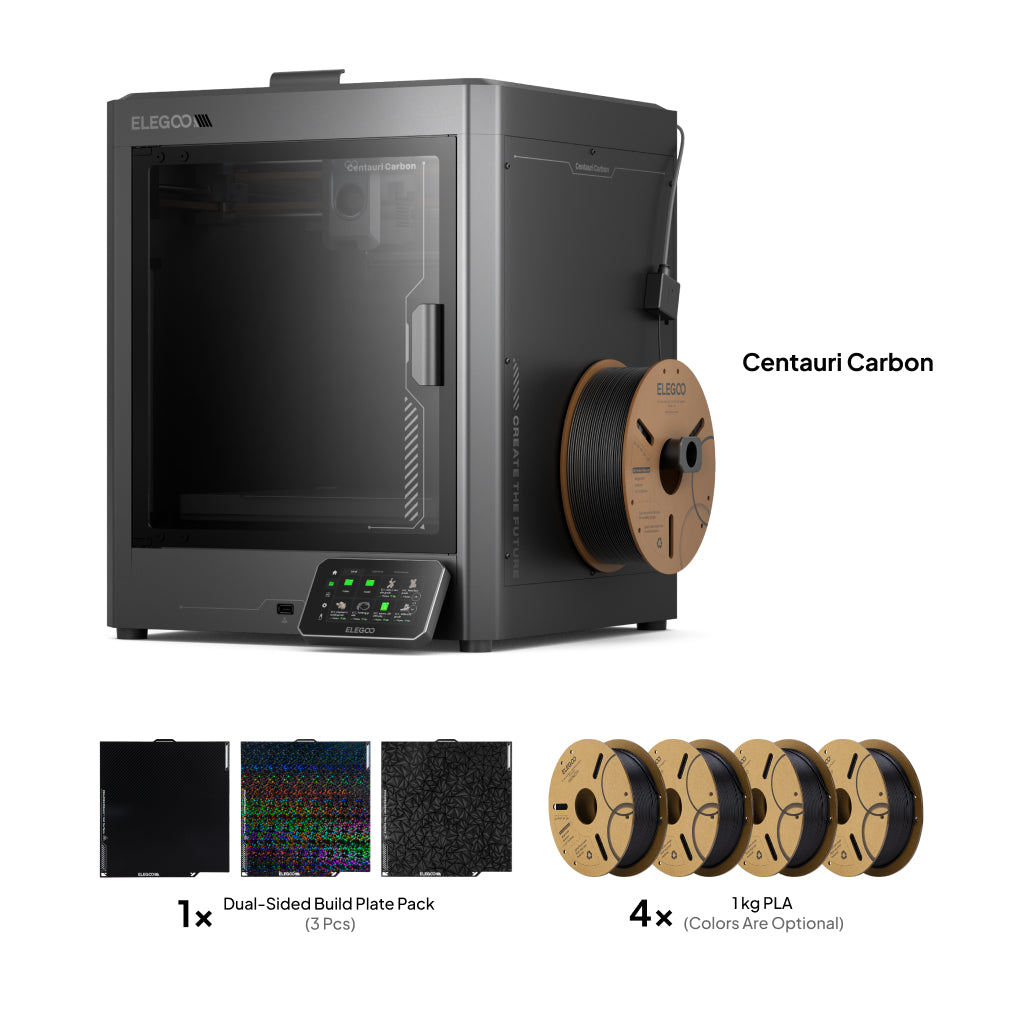 elegoo-centauri-carbon-upgrade-bundle-mit-beidseitiger-bauplatte-fdm-3d-drucker image 1