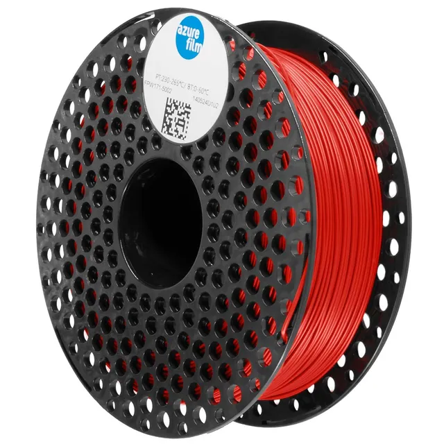 azurefilm-tpu-flexible-95a-red-3d-drucker-filament image 1