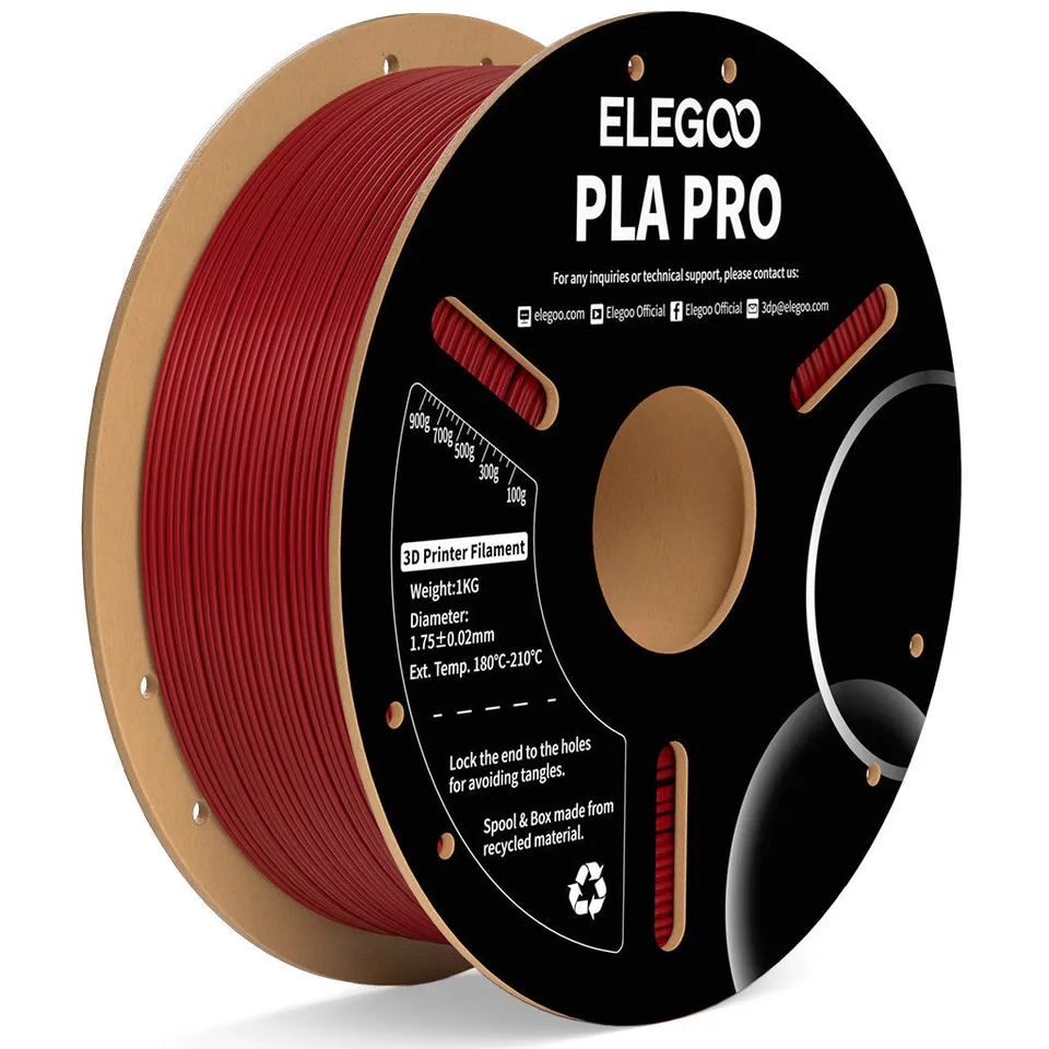 elegoo-pla-pro-filament-1-75-mm-1-kg-schwarz image 1