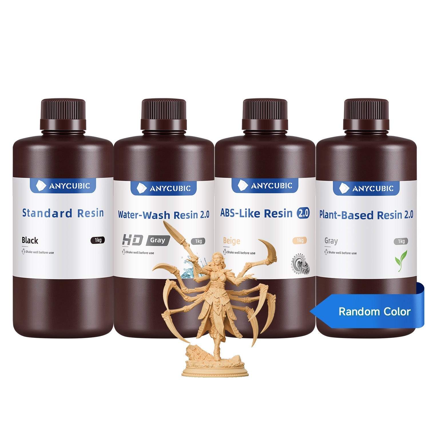 anycubic-beginner-resin-bundle-4x-1kg-uv-harz-probierset image 1