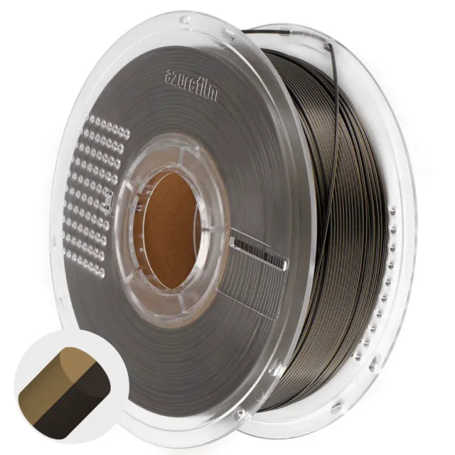 azurefilm-pla-silk-dual-color-obsidian-moss-glanz-filament image 1