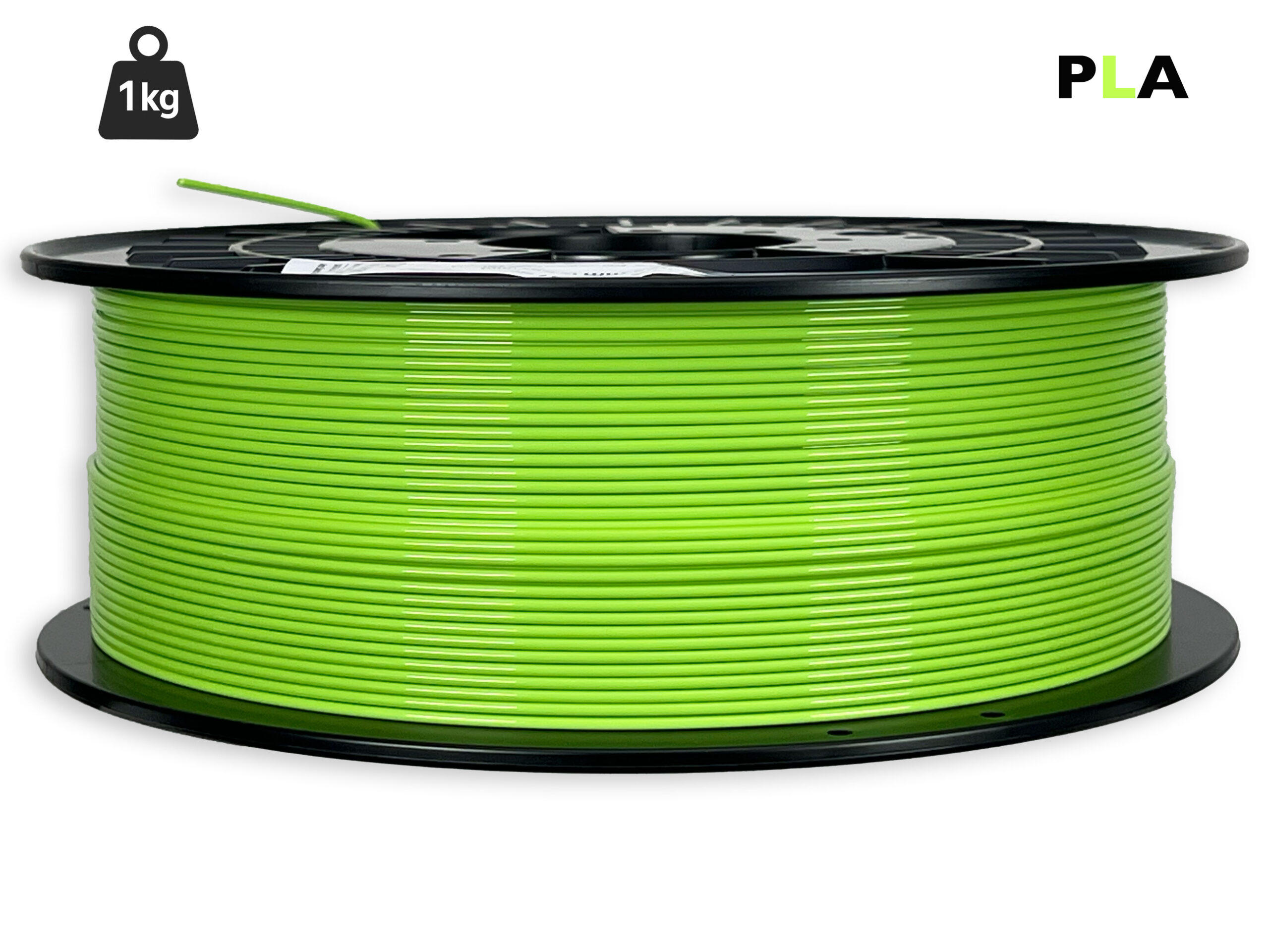 das-filament-pla-filament-1-75-mm-das-filament-gr-n-1-kg-spule image 1