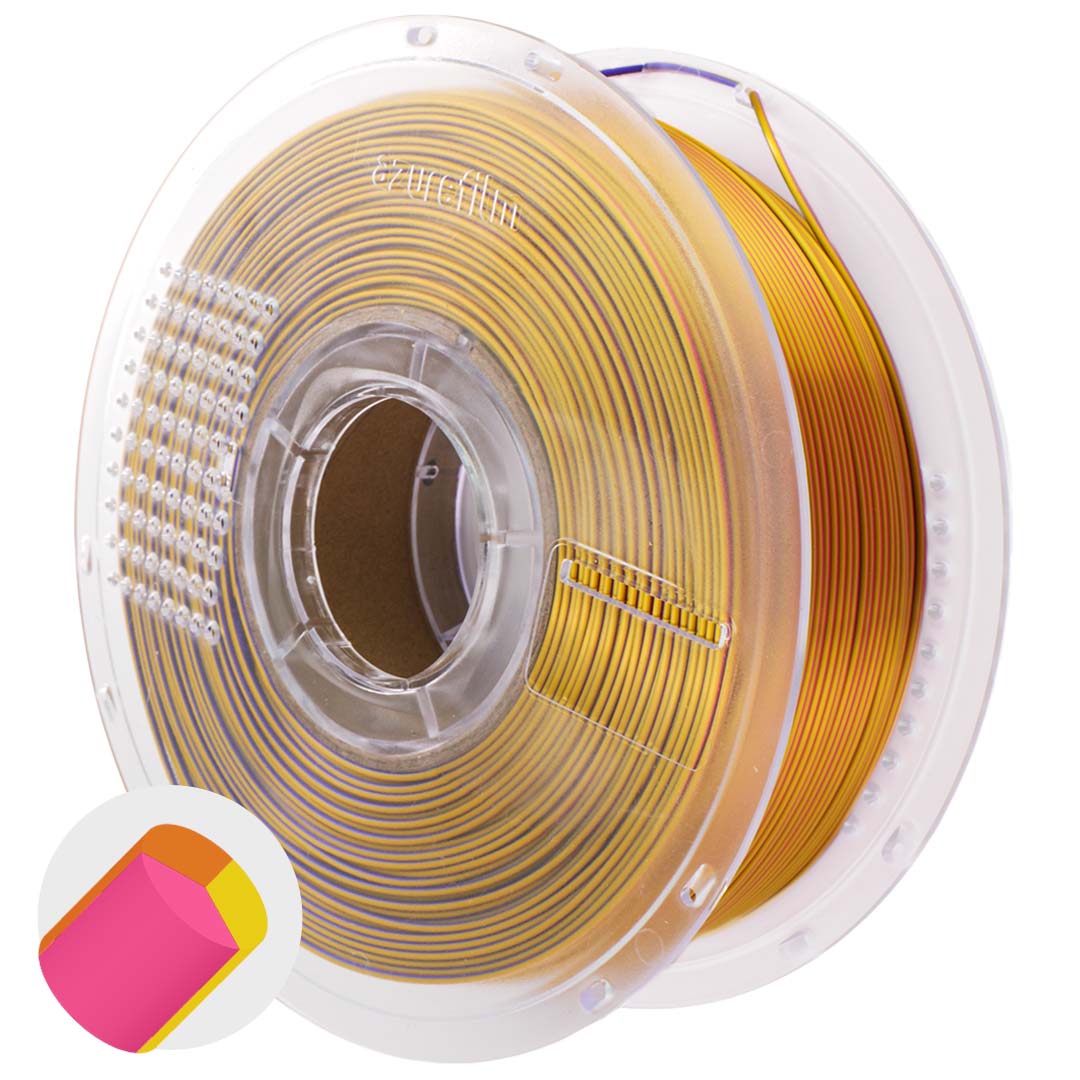 azurefilm-pla-silk-tri-color-sunset-blaze-filament image 2