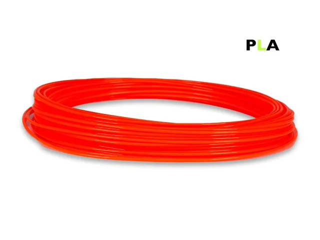 das-filament-pla-filament-sample-1-75-mm-neonorange-50-g image 1