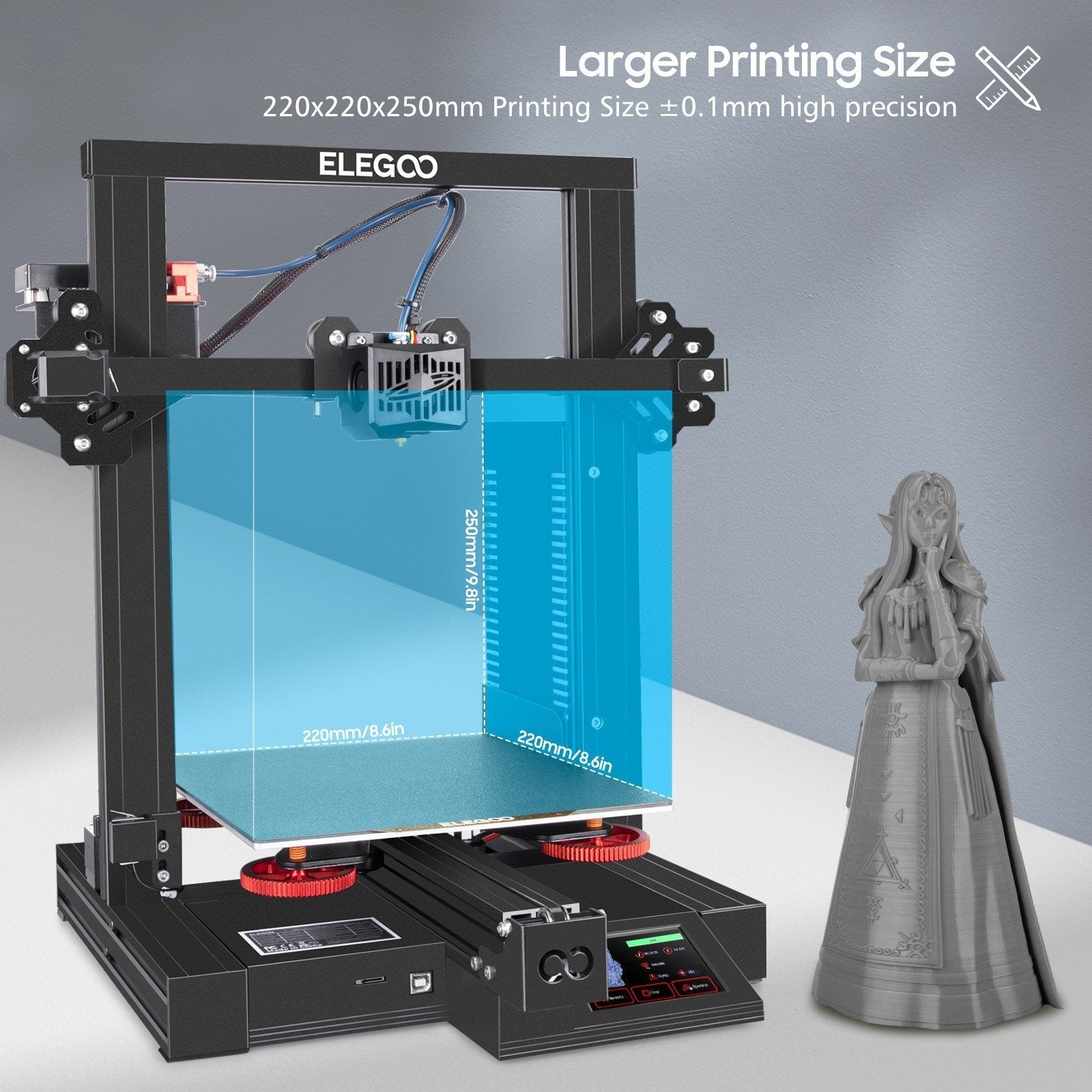 elegoo-neptune-2s-fdm-3d-drucker-mit-titan-extruder image 3