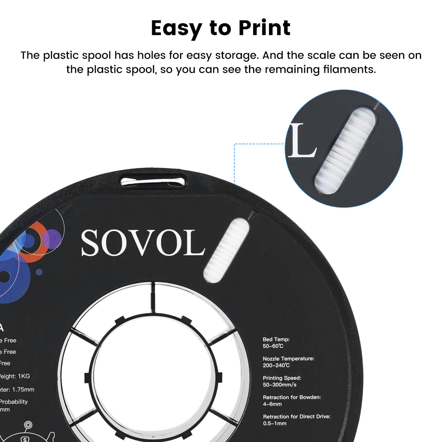 sovol-pla-3d-filament-2kg-1-75mm-value-bundle image 3