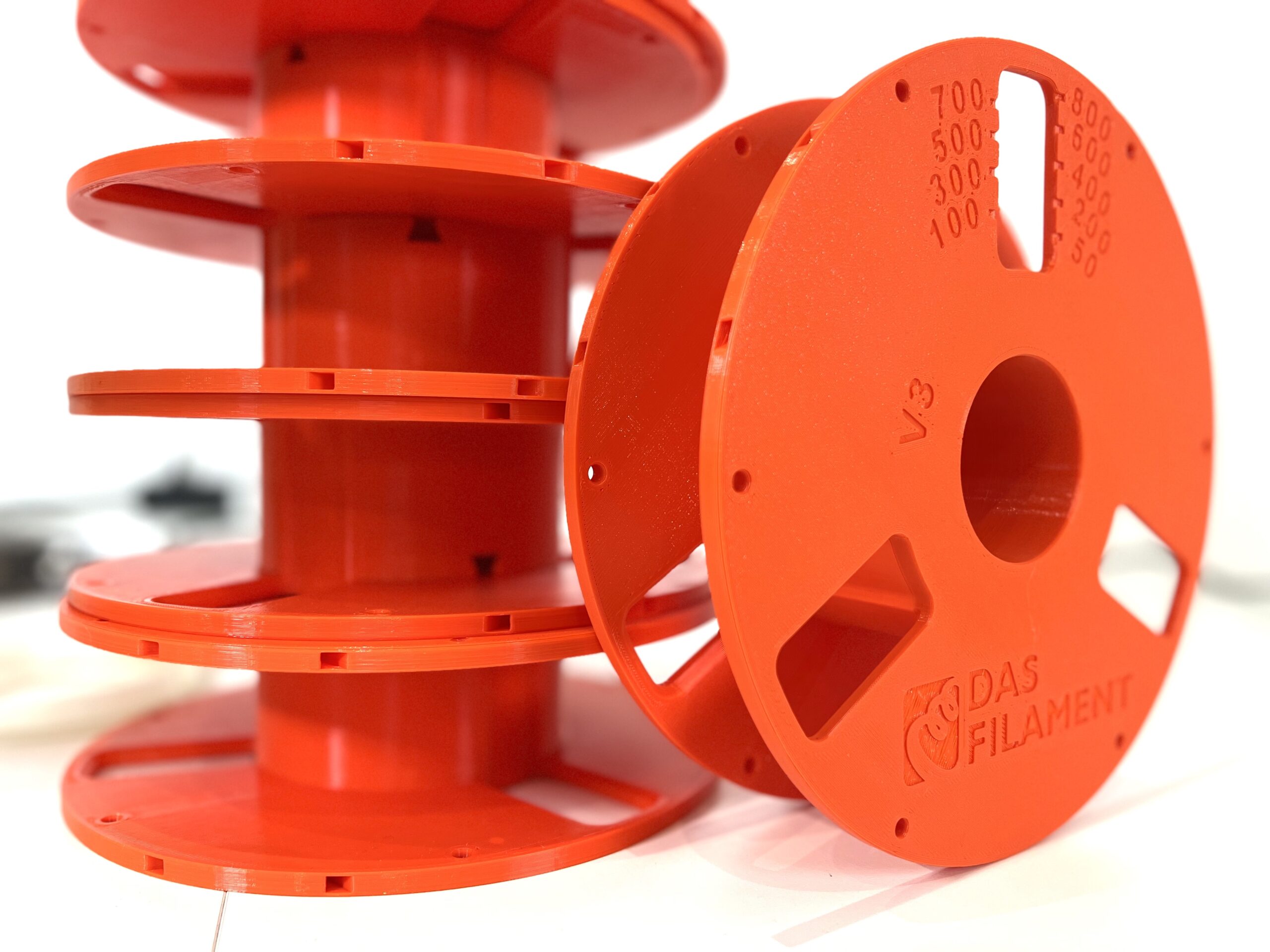 das-filament-pla-filament-sample-2-85-mm-reinorange-50-g image 2