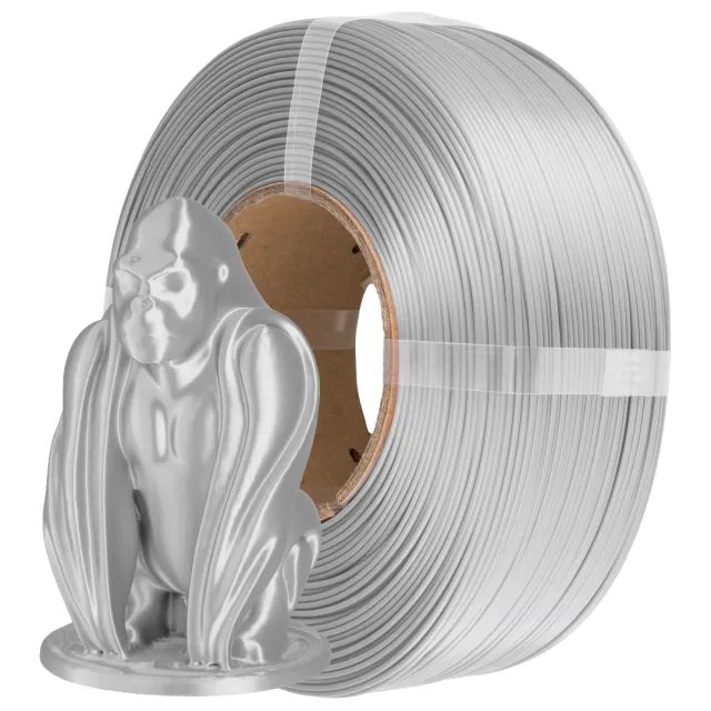 azurefilm-refill-pla-silk-silver-filament image 1