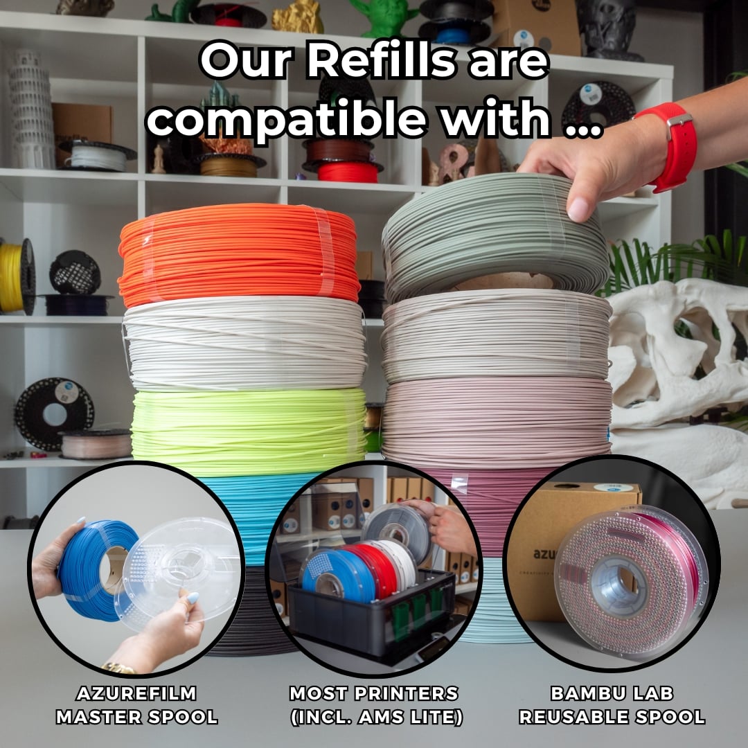azurefilm-pla-silk-white-refill-filament image 4