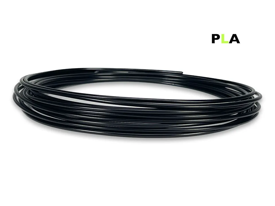 das-filament-pla-filament-50-g-sample-2-85-mm-schwarz image 1
