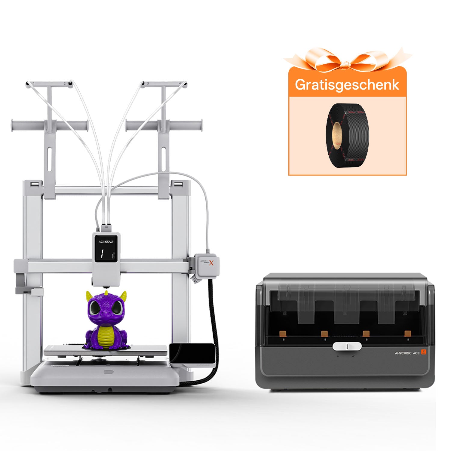 anycubic-kobra-x-combo-neuer-fdm-3d-drucker-mit-mehrfarbendruck-inkl-gratis-fila image 1