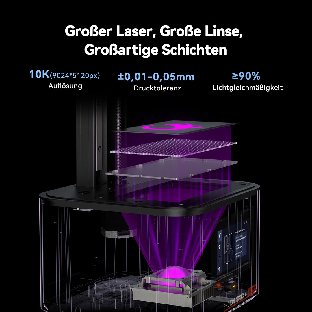 anycubic-photon-mono-4-ultra-lcd-resin-3d-drucker-inkl-wash-cure-und-resin image 2