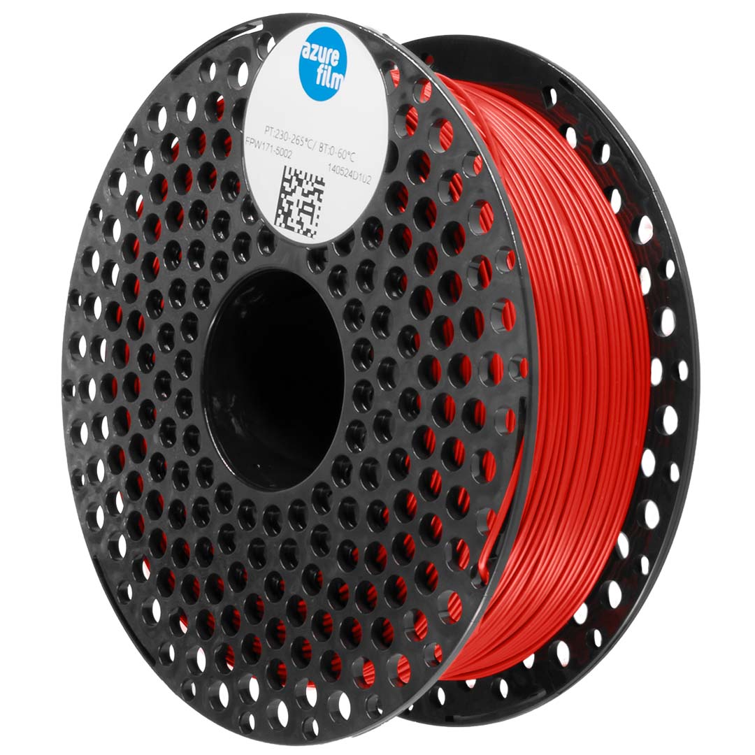 azurefilm-tpu-flexible-95a-red-3d-drucker-filament image 1