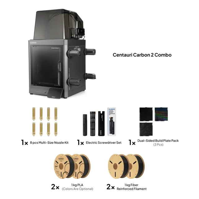 elegoo-centauri-carbon-2-combo-all-in-one-bundle-multicolor-fdm-drucker-set image 1