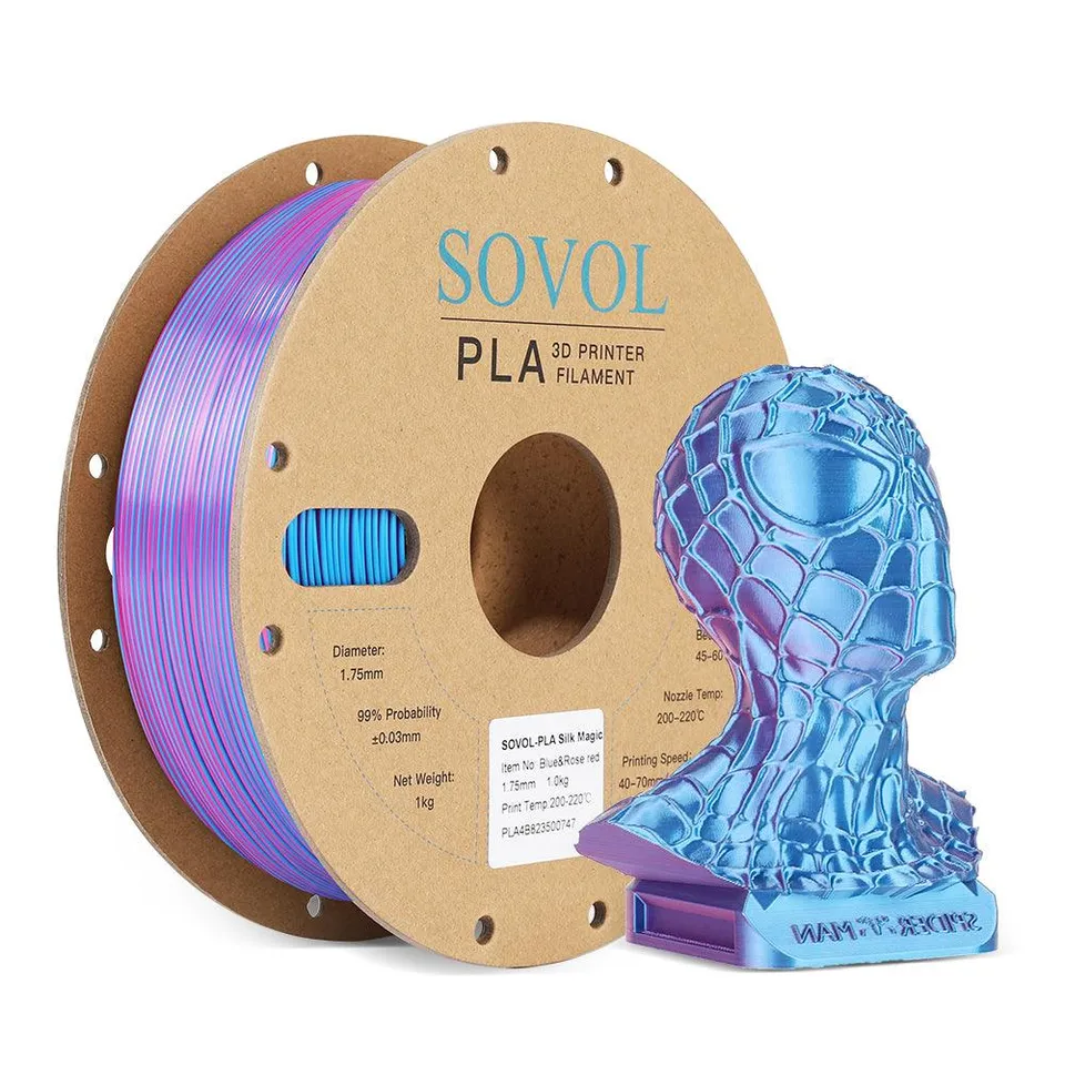 sovol-pla-silk-filament-1-75mm-1kg-seidenglanz-filament image 1