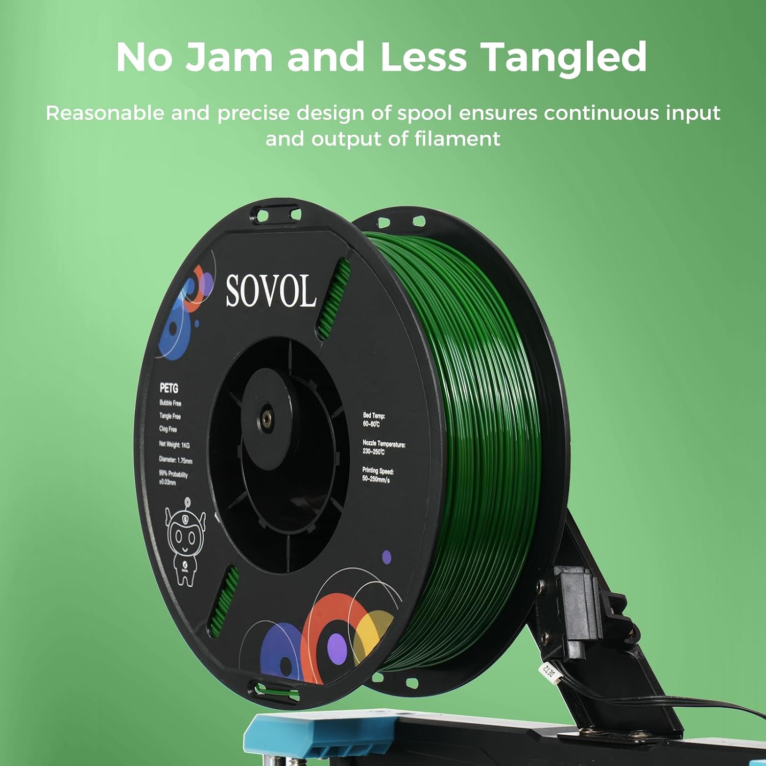 sovol-green-petg-3d-drucker-filament-1-75-mm-1-kg-0-03-mm image 5