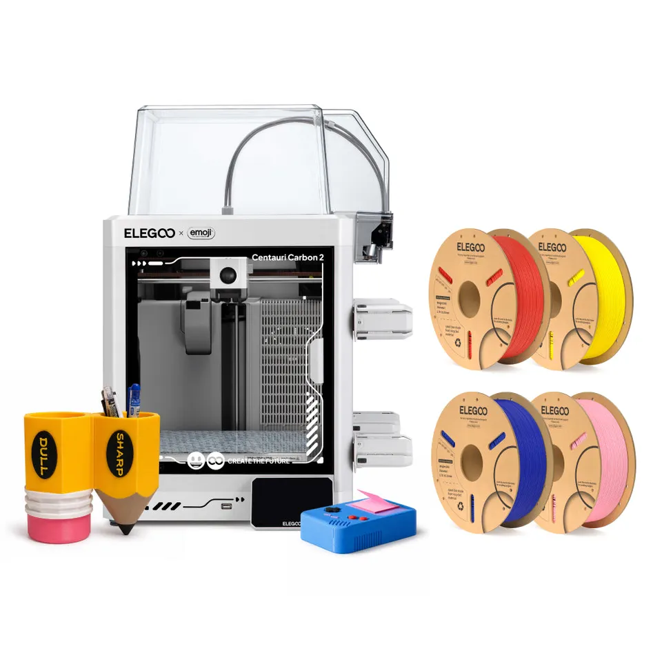 elegoo-centauri-carbon-2-combo-fdm-3d-drucker-custom-desk-stationery-bundle image 1