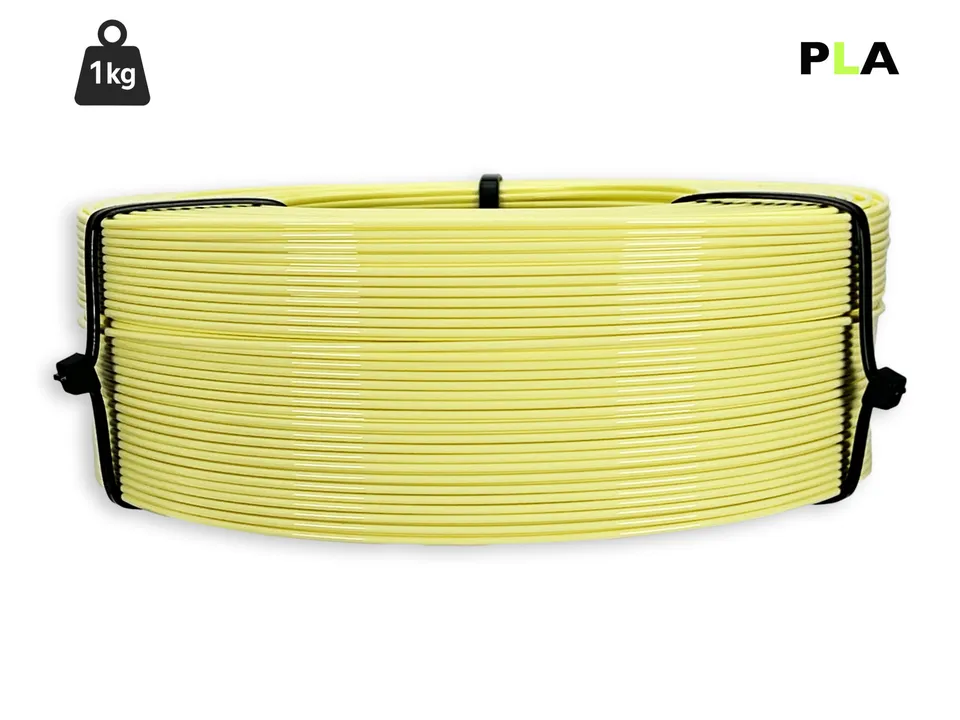 das-filament-pla-filament-1-75-mm-vanille-1-kg-refill image 1