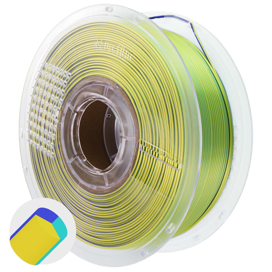 azurefilm-pla-silk-tri-color-filament-peacock-bloom image 2