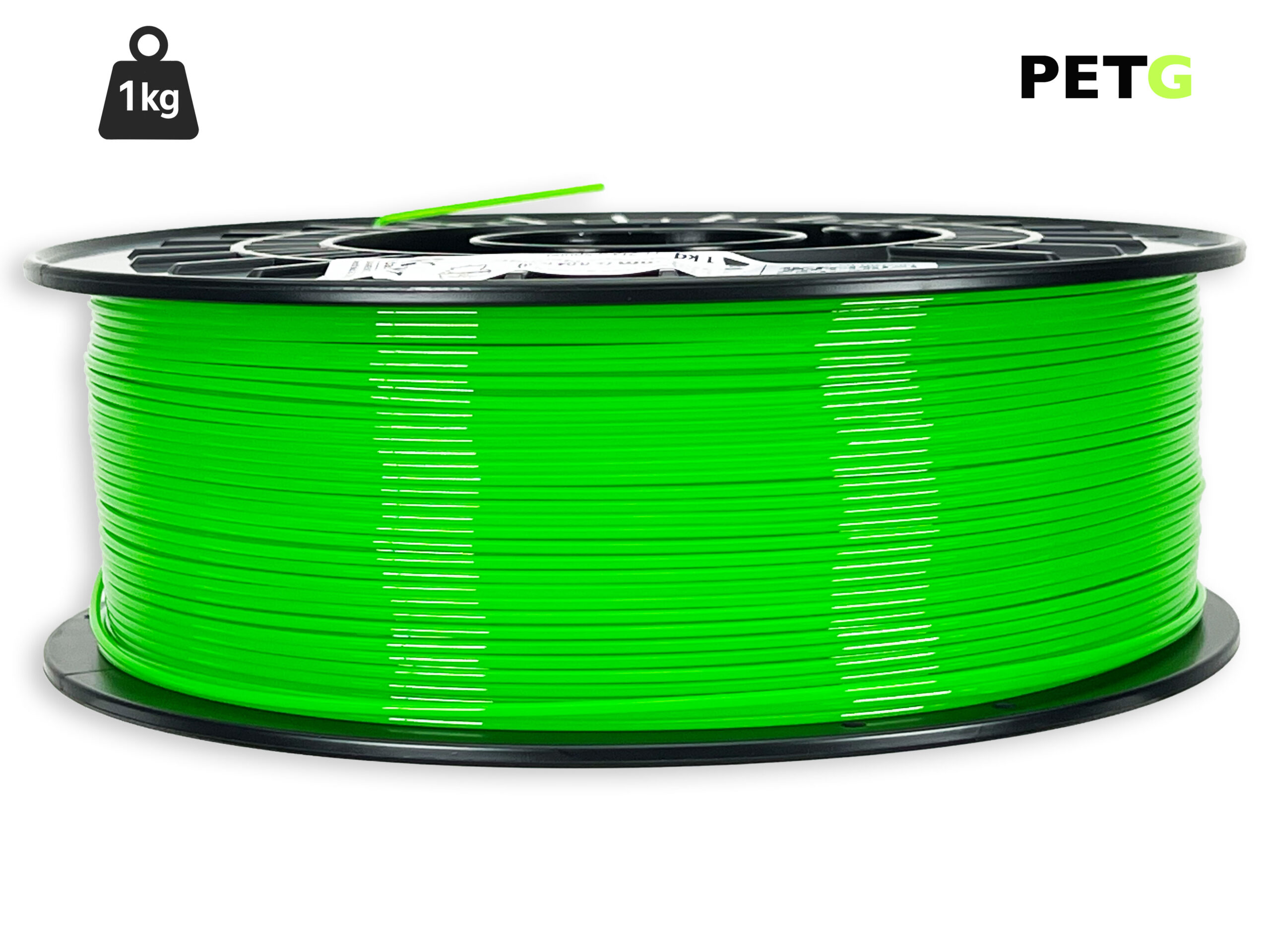 das-filament-petg-filament-1-75-mm-transluzent-neongr-n-1-kg image 1
