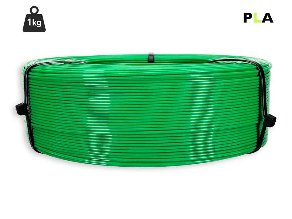 das-filament-pla-filament-1-75-mm-grasgr-n-1-kg-refill image 1